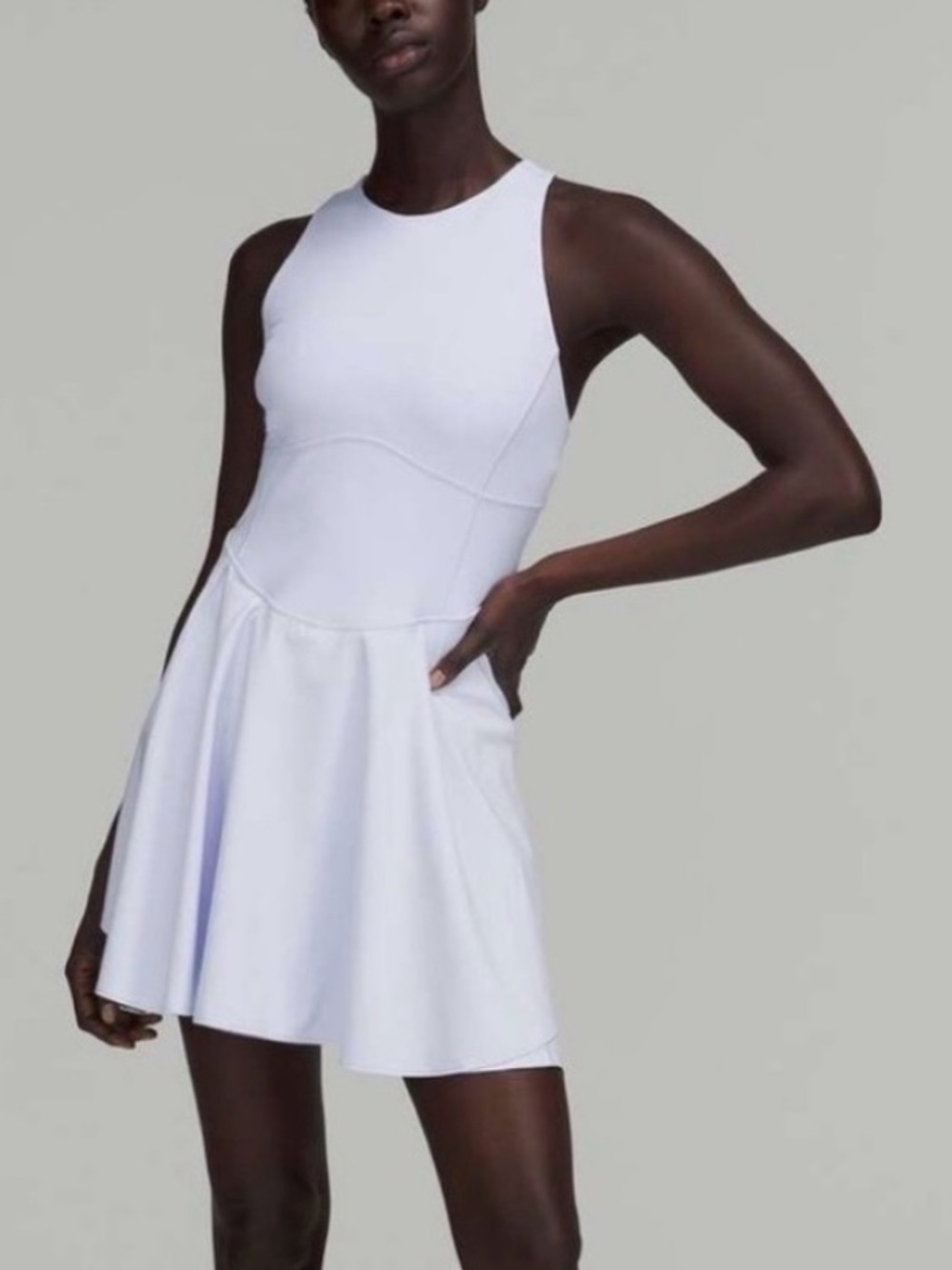 lululemon athletica White Racerback Tennis Dress